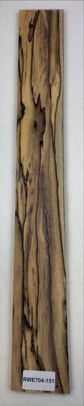 Fretboard Royal White Ebony, 720x89x10mm, Unique Piece #151